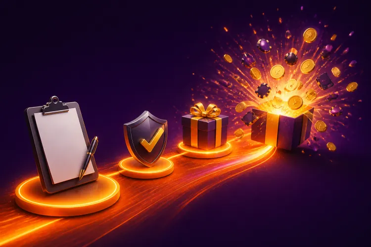 Booms Bet login en registreren